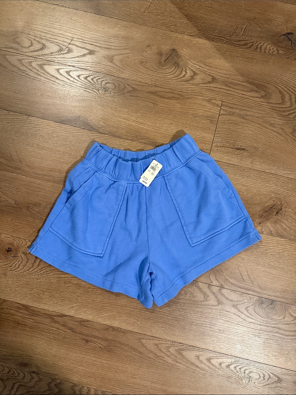 Aerie Women's Blue Elastic-Waist Casual Shorts